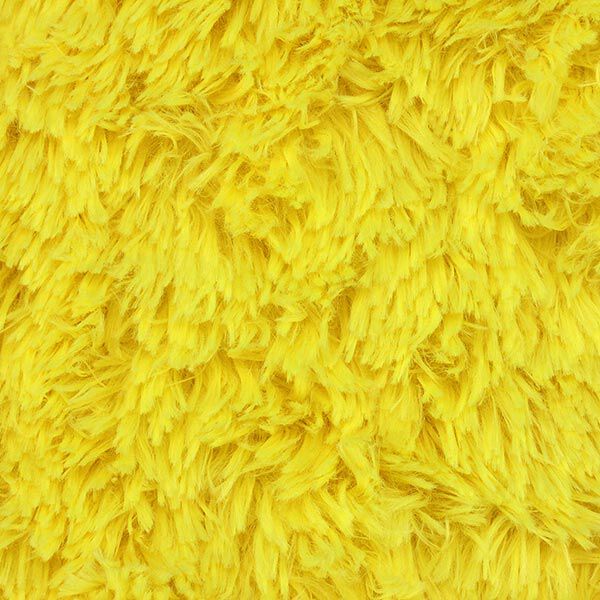 Harige pluche SHAGGY [1 M x 0,75 M | Pool: 20 mm]  - geel | Kullaloo,  image number 2