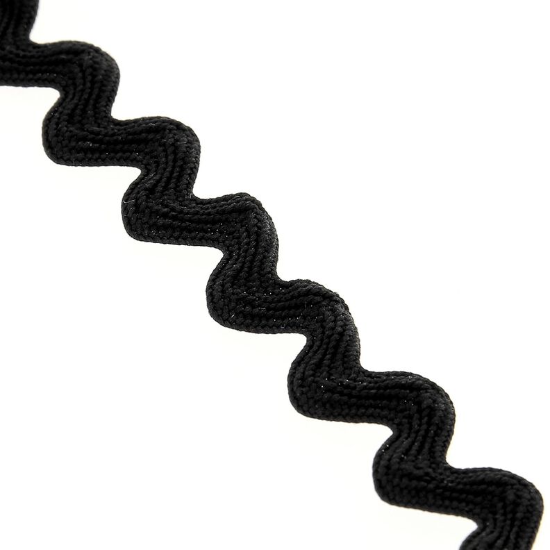 Gekartelde vlecht [12 mm] – zwart,  image number 1