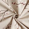Decostof Half panama Japanse kersenbloesem – natuur/roodbruin,  thumbnail number 4