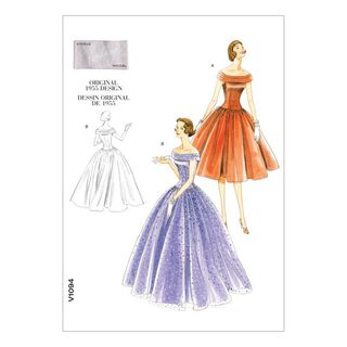 Jurk - Vintage 1955, Vogue 1094 | 32 - 38, 