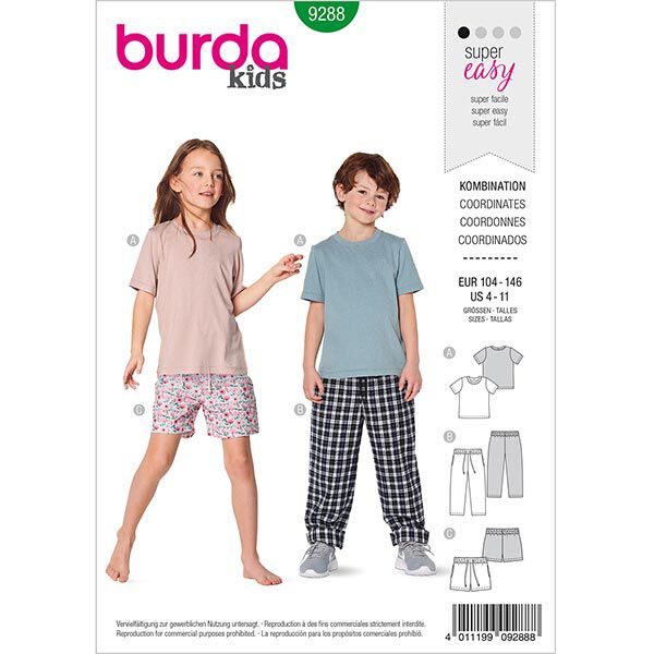 Shirt, Burda 9288 | 104-146, image number 1