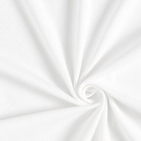 Ribjersey fijne 2-1-1-1 ribbels – wit, 
