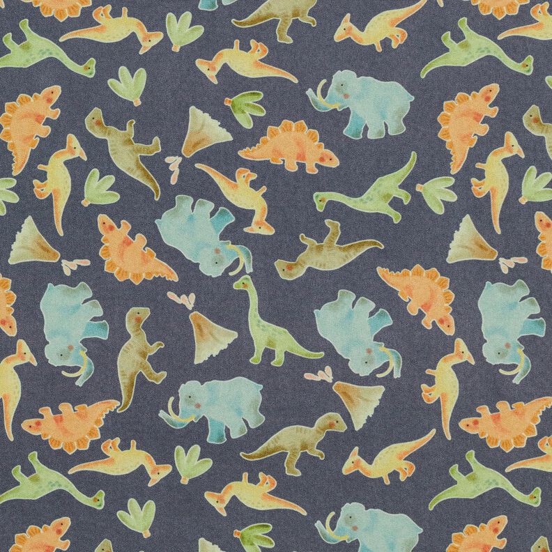 Softshell Kleine dino’s Digitaal printen – anthraciet,  image number 1