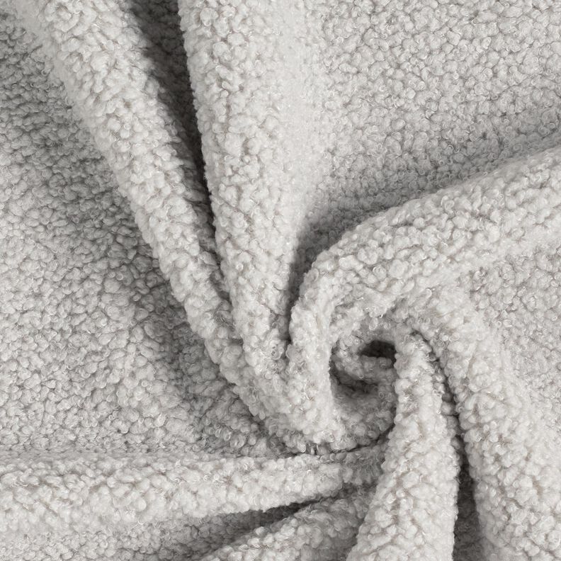 Bekledingsstof Schapenvacht look – zilvergrijs,  image number 1