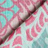 Strandkleding hamamdoek jacquard ornamenten – pepermunt/purper,  thumbnail number 4