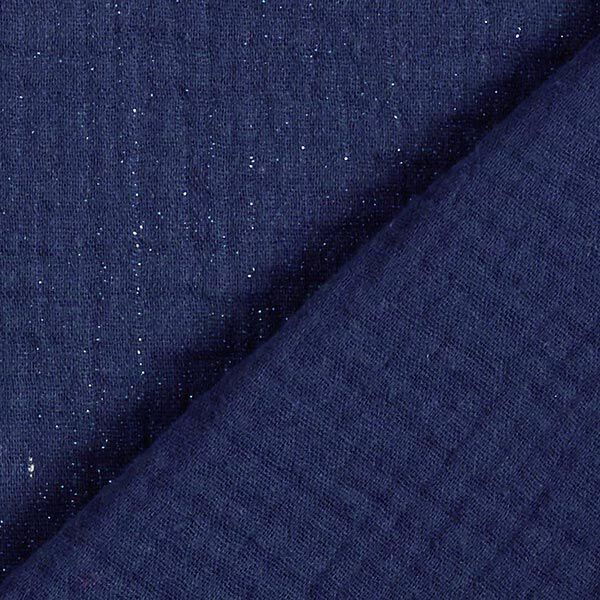 Mousseline/dubbel gehaakte stoffen Fijne glinsterende stippen| by Poppy – marineblauw,  image number 4
