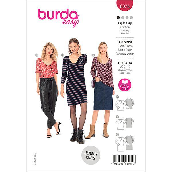 Jurk, Burda 6075 | 34-44,  image number 1