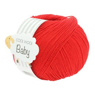 Cool Wool Baby, 50g | Lana Grossa – rood, 