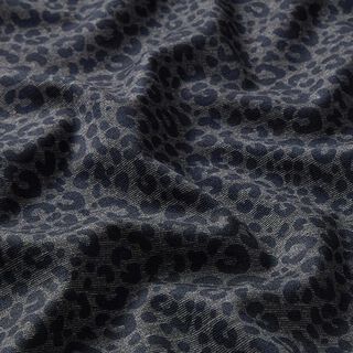 Romaniet jersey luipaardmotief – grijs/marineblauw, 