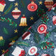 Katoenen stof Popeline Cadeaus – nachtblauw/goud,  thumbnail number 4