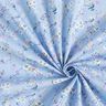 Katoenpopeline delicate bloemen – lichtblauw/beige,  thumbnail number 3