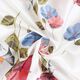 Zijde-viscose-satijn bloemen en bladeren – wit,  thumbnail number 4