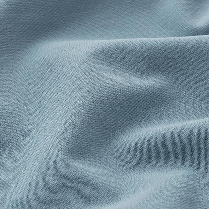 Licht katoenen sweatstof effen – duifblauw, image number 4