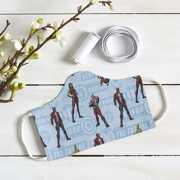 Cretonne Licentiestof “Guardians of the Galaxy” | Marvel – lichtblauw, image number 9
