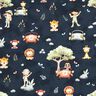 Katoenjersey Safari digitale print – nachtblauw/pastelgroen,  thumbnail number 1