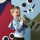 Katoenjersey Brandweermonster | PETIT CITRON – babyblauw,  thumbnail number 7