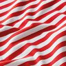 Katoenjersey brede strepen – rood/wit,  thumbnail number 2