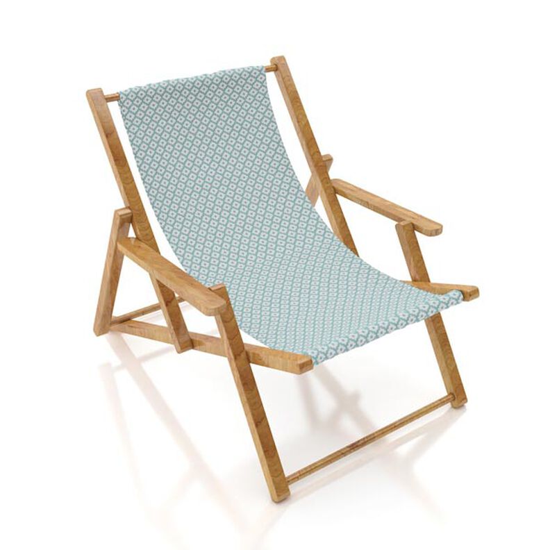 Outdoorstof jacquard Ruiten – mint,  image number 9