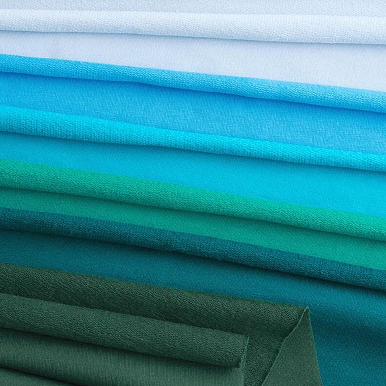 Lichte French Terry effen – dennengroen,  image number 8