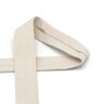 Biasband Katoenjersey [20 mm] – natuur,  thumbnail number 1