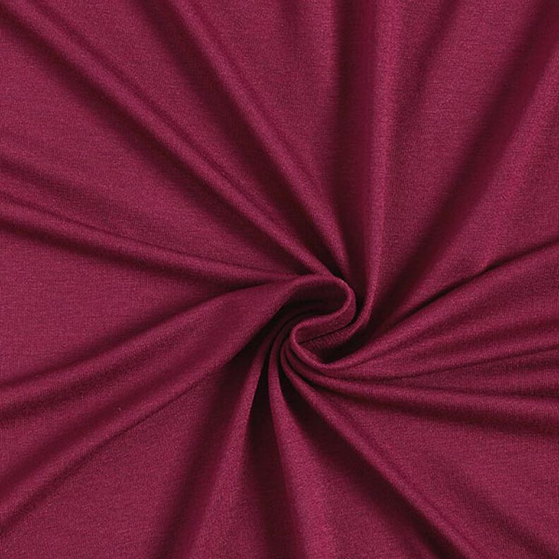 Viscose jersey licht – bordeauxrood,  image number 1