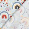 Popeline regenboog – lichtblauw,  thumbnail number 4