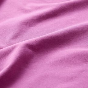 Katoenjersey medium effen – roodlila, 