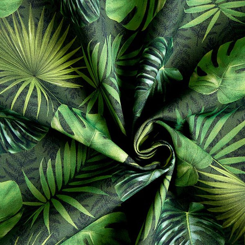 Outdoorstof Canvas palmbladeren – olijf,  image number 3