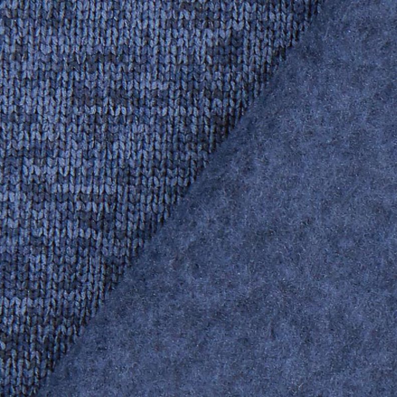 Fleece gebreid – marineblauw,  image number 3