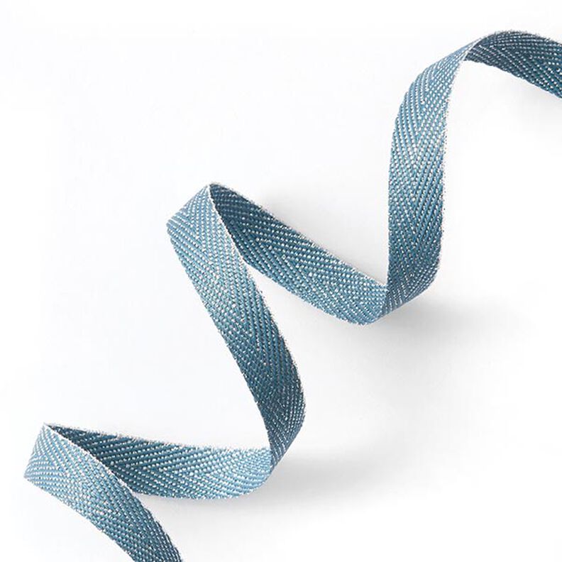 Webband Metallic [9 mm] – stralend blauw/zilver metallic,  image number 1