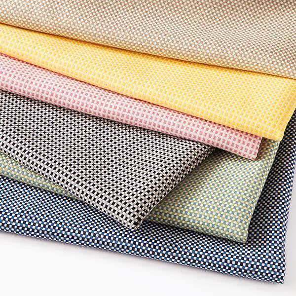 Decostof Jacquard Structuur effen – blauw,  image number 5