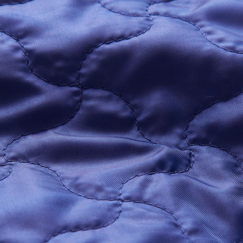 Quiltstof abstracte diamanten – marineblauw,  image number 3