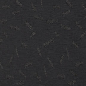 Jacquard Dobby strepen – zwart, 