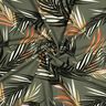 Viscosestof Stretch palmbladeren – licht kaki/terracotta,  thumbnail number 3