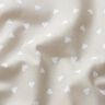 Biologisch katoenpopeline verspreide hartjes – greige,  thumbnail number 2