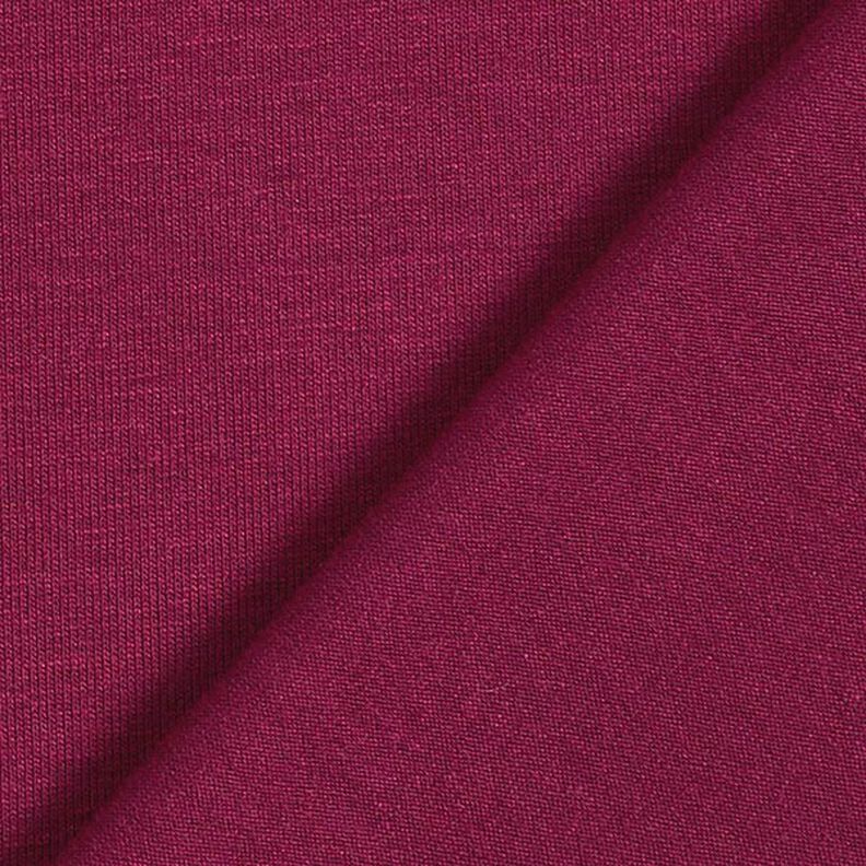 Viscose jersey licht – bordeauxrood,  image number 4