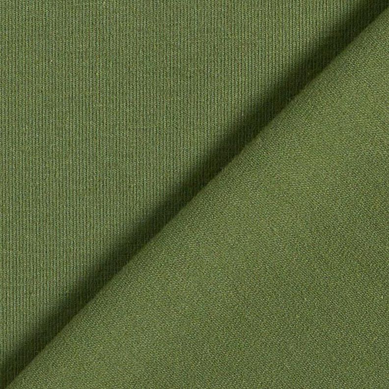 Katoenjersey medium effen – olijf,  image number 3