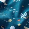 GOTS Katoenpopeline Onderwaterwereld – oceaanblauw,  thumbnail number 2