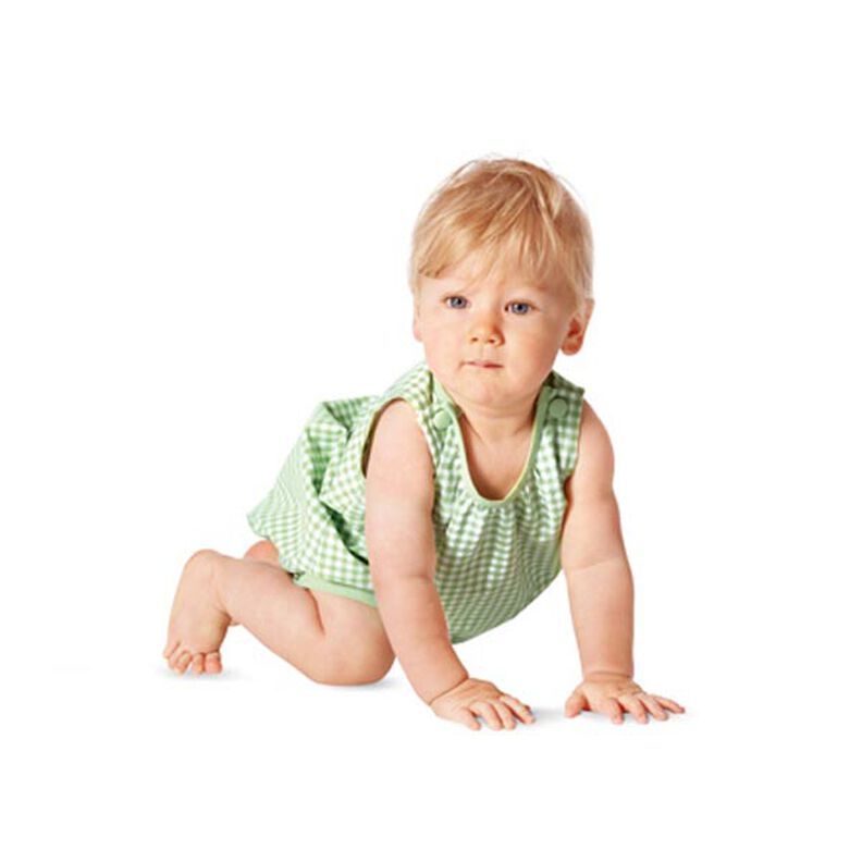 Baby-overall / jurk / broekje, Burda 9462,  image number 4