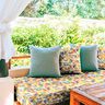 Outdoorstof Canvas Huizen – lichtbeige/karmijnrood,  thumbnail number 6