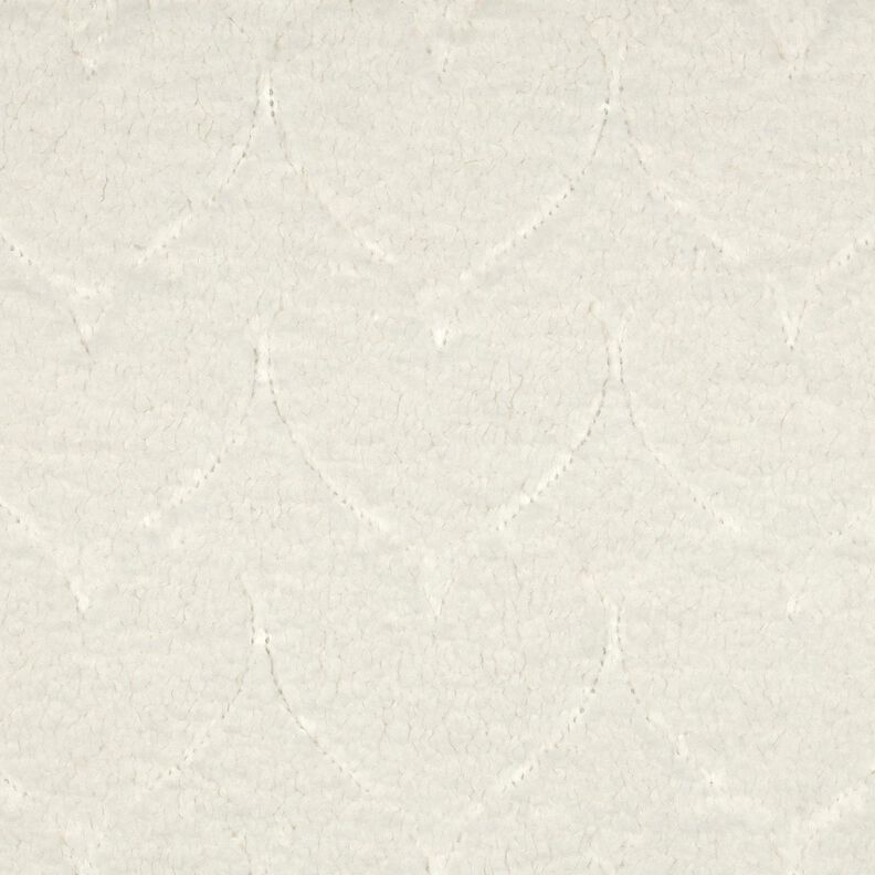 Nepbont Hartenmotief | Poppy Fabrics – ecru,  image number 1