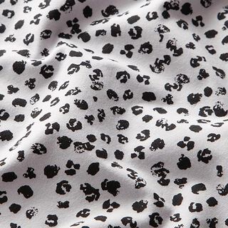 Katoenjersey luipaardprint – nevelgrijs, 