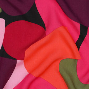 Lenzing Ecovero™ Rockpool | Nerida Hansen – zwart/intens roze, 