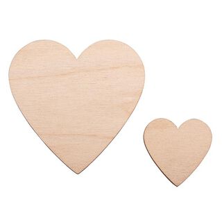Houten hartje Set [ 31 delig ] | Rayher – natuur, 