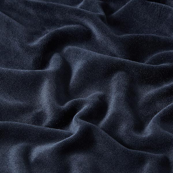 Stretchfluweel – marineblauw, image number 2