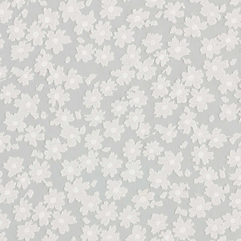 Organza etskant bloempjes – wit,  image number 1
