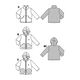 Jas / Jas met capuchon, Burda 9425,  thumbnail number 4