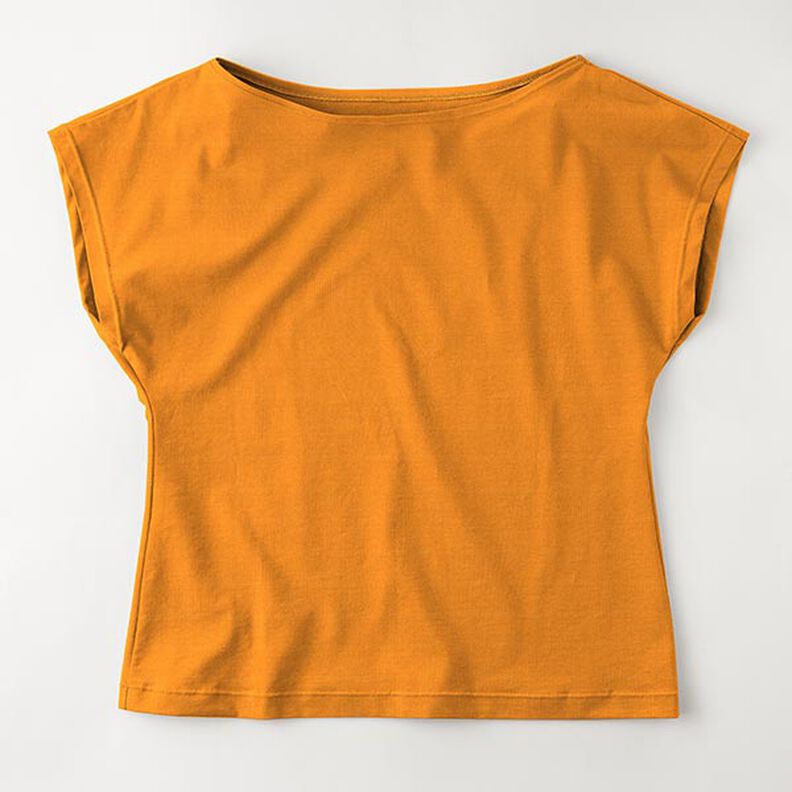 Katoenjersey medium effen – oranje,  image number 8