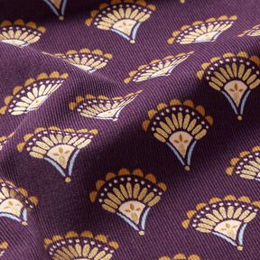 Babyrib Glitter vakken – aubergine, 