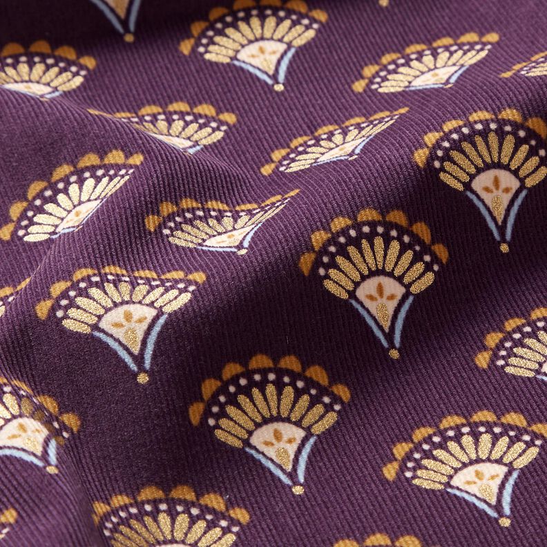 Babyrib Glitter vakken – aubergine,  image number 2